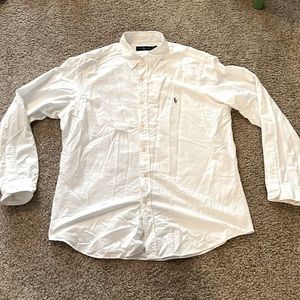 Men’s Oxford white button down (Ralph Lauren)